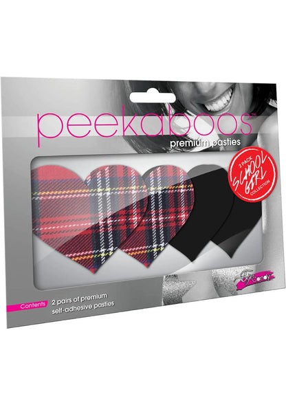 PASTIES SCHOOL GIRL HEARTS
