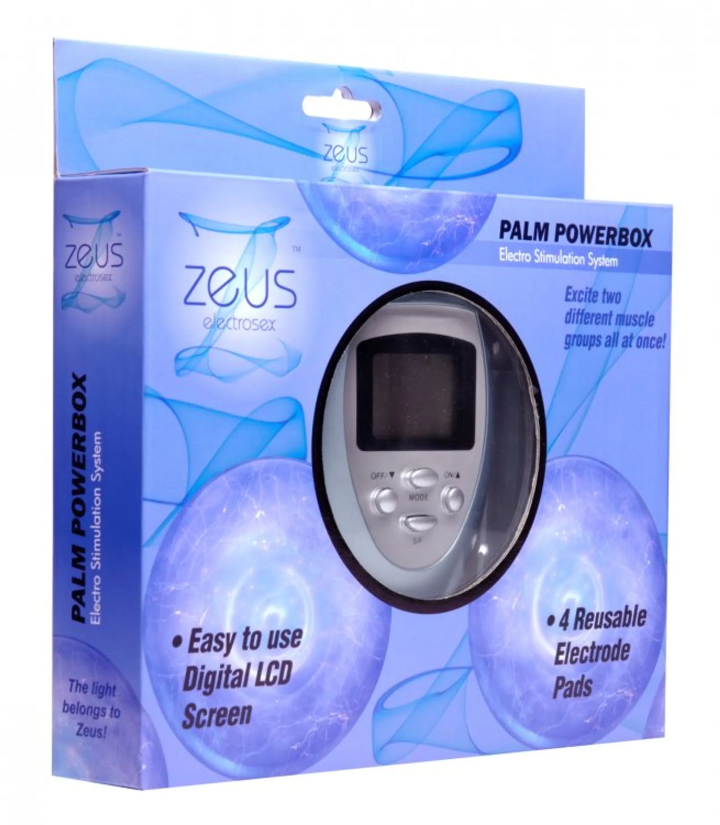 ZEUS ELECTROSEX 6 MODE PALM POWERBOX WITH PADS