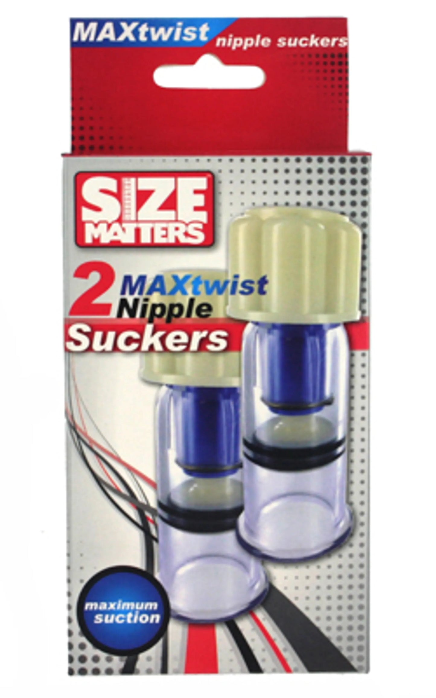 SIZE MATTERS 2 MAX TWIST NIPPLE SUCKERS