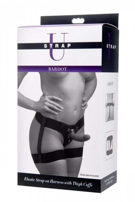 STRAP U BARDOT GARTER BELT STYLE STRAP ON HARNESS