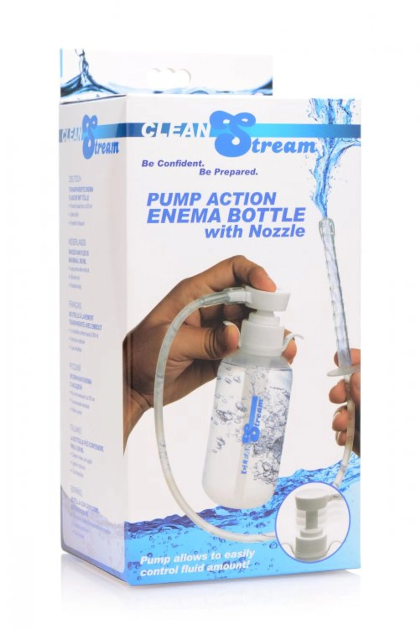CLEANSTREAM PUMP ACTION ENEMA BOTTLE W/ NOZZLE 300ML