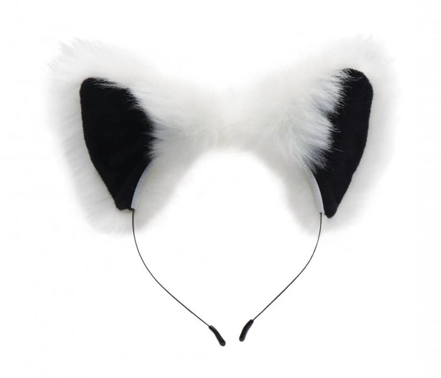 TAILZ WHITE FOX TAIL & EARS SET