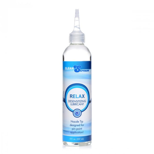 CLEANSTREAM RELAX ANAL LUBE DESENSITIZING W/ TIP 8OZ