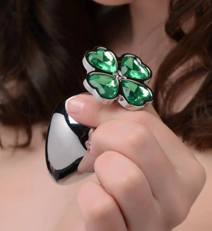BOOTY SPARKS LUCKY CLOVER GEM ANAL PLUG SMALL