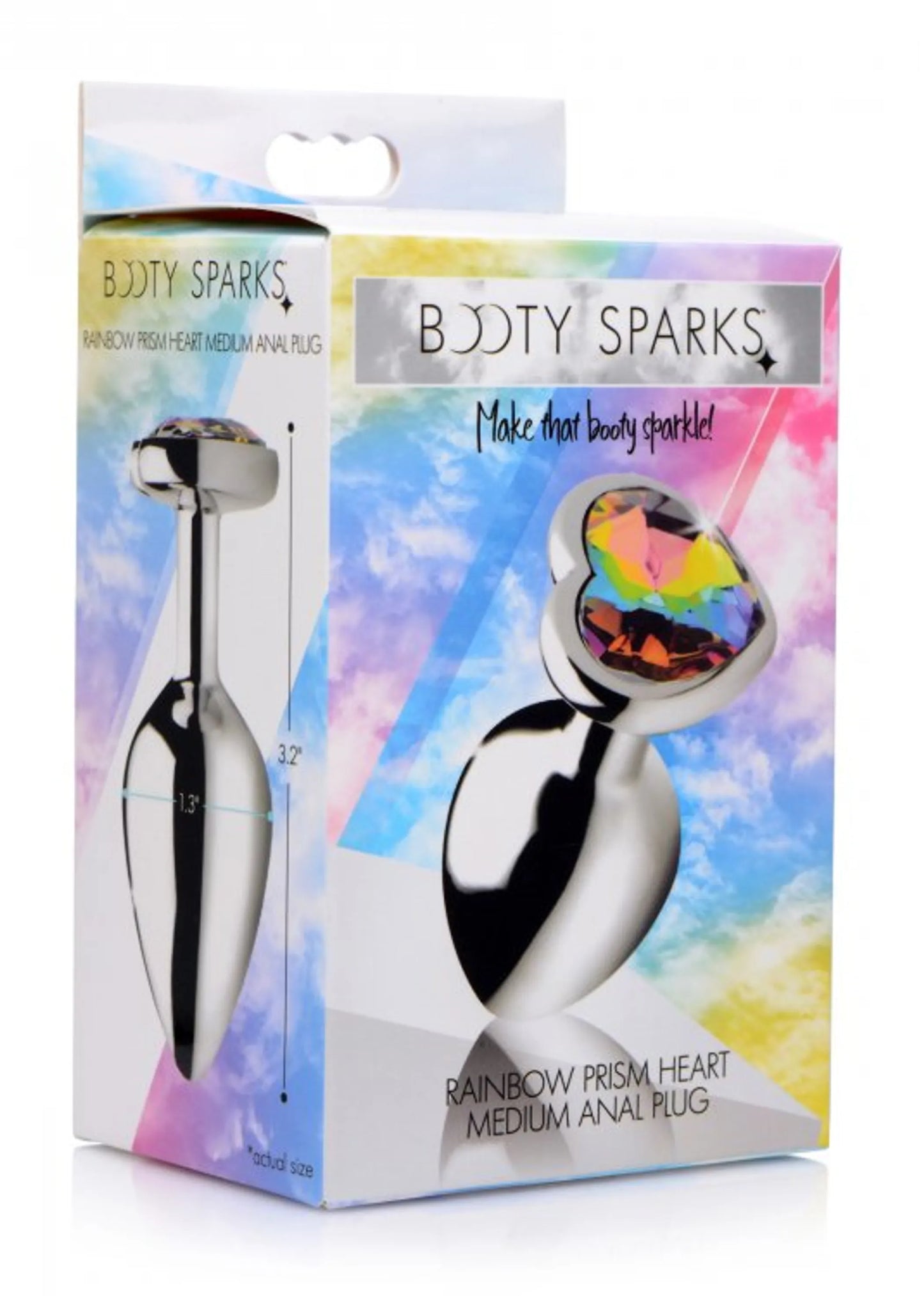 BOOTY SPARKS PRISM HEART ANAL PLUG MEDIUM