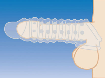 SIZE MATTERS 1.5IN PENIS ENHANCER SLEEVE CLEAR