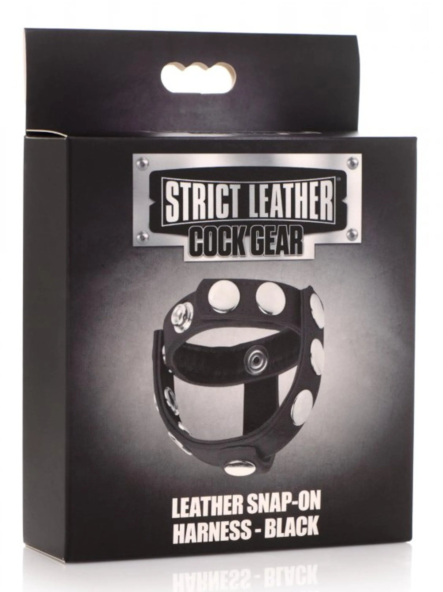 STRICT LEATHER COCK GEAR SNAP ON HARNESS BLACK