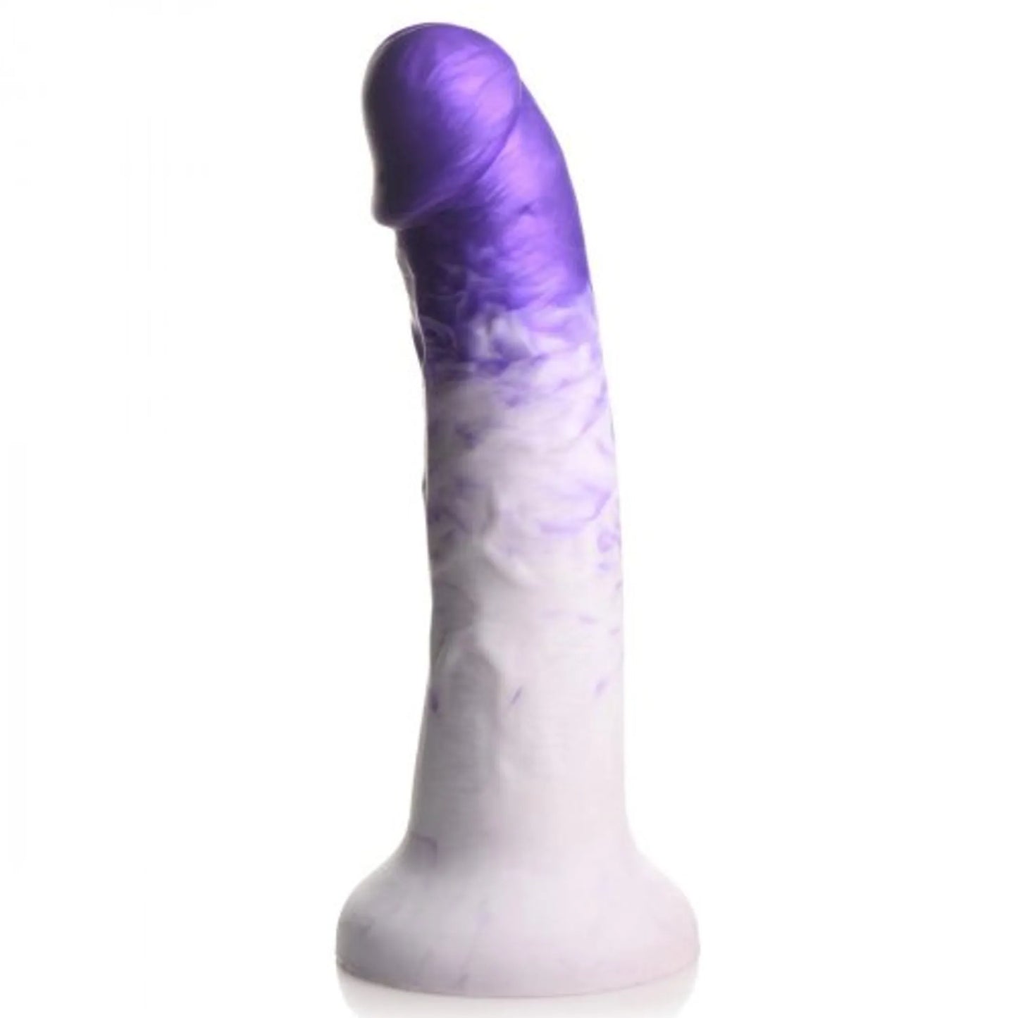 STRAP U REAL SWIRL REALISTIC DILDO PURPLE