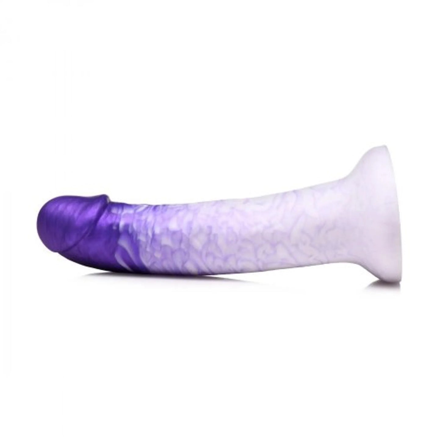 STRAP U REAL SWIRL REALISTIC DILDO PURPLE