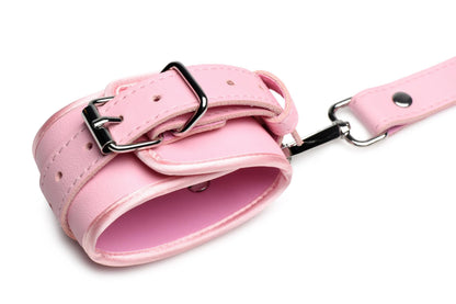 STRICT BONDAGE HARNESS W/ BOWS PINK XL/2XL