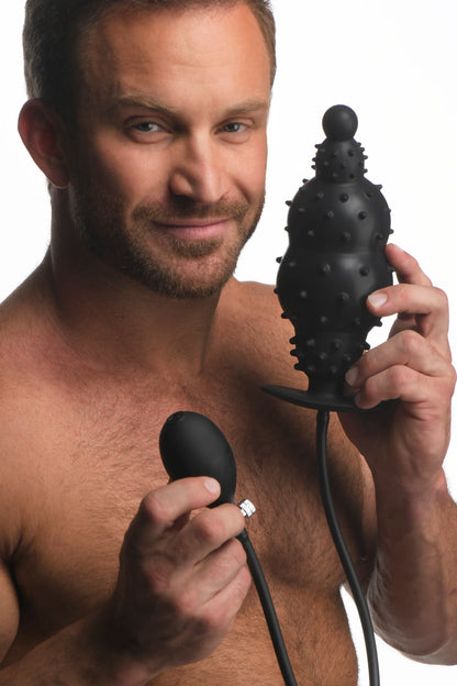 MASTER SERIES ASS PUFFER NUBBED INFLATABLE ANAL PLUG