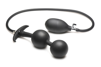 MASTER SERIES ASS RATTLER WEIGHTED INFLATABLE ANAL PLUG