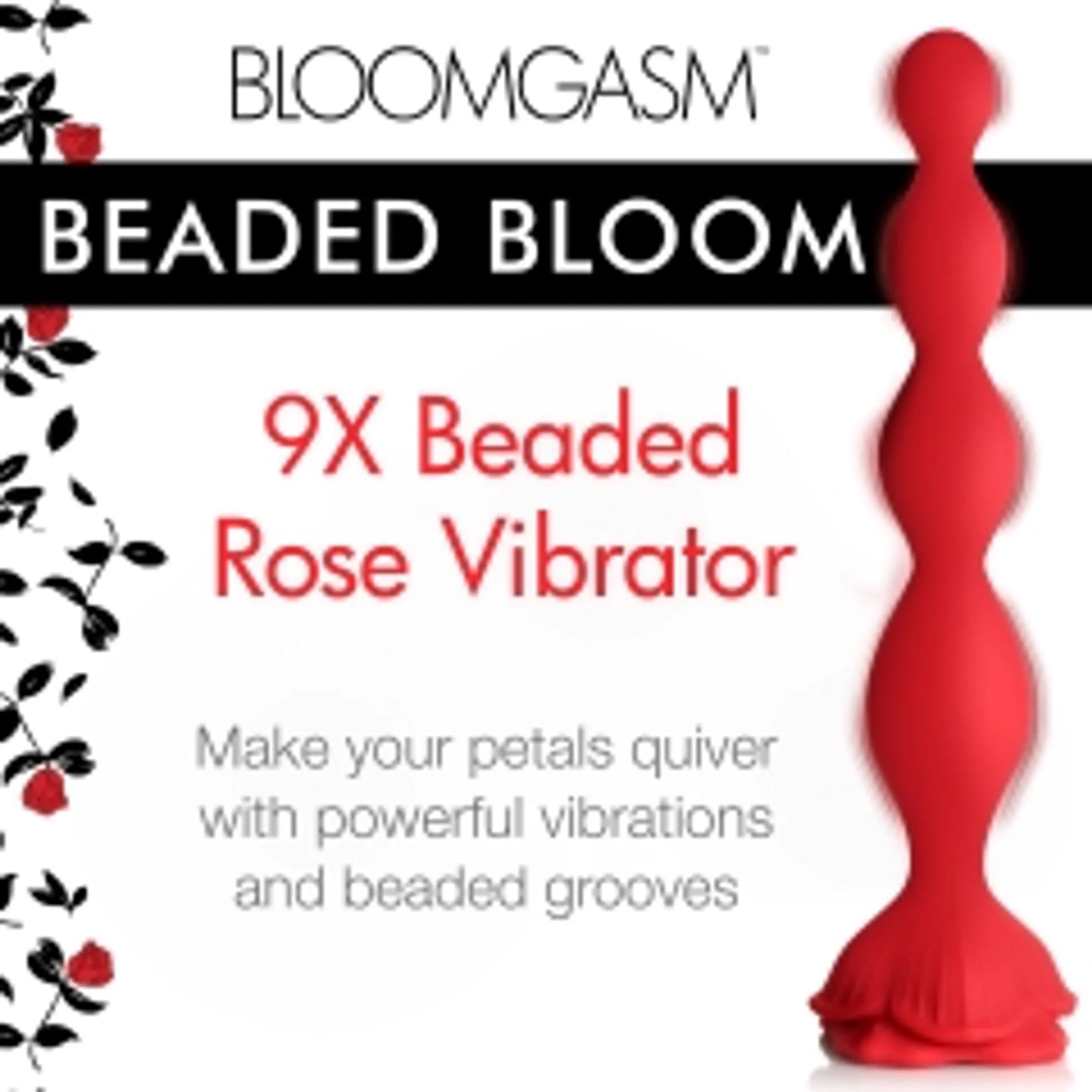 BLOOMGASM BEADED BLOOM 9X ROSE