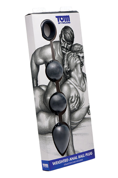 TOM OF FINLAND LG SILICONE WEIGHTED ANAL BALL PLUG