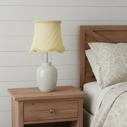 Slate Gray Silk Bell Lamp Shade