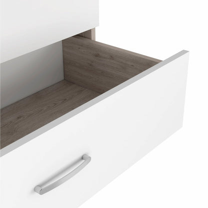 31" Black Three Drawer Dresser
