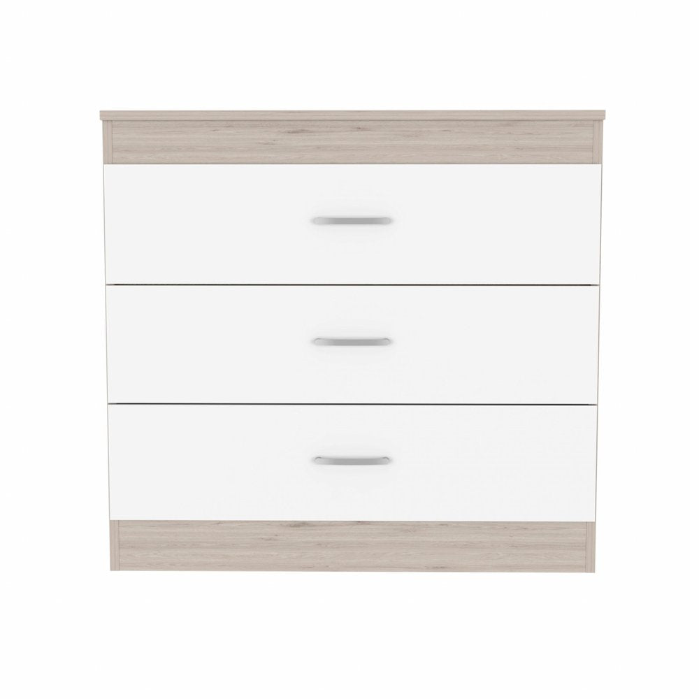 31" Black Three Drawer Dresser