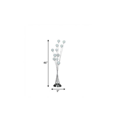 46" Chrome Multi Light LED Novelty Floor Lamp