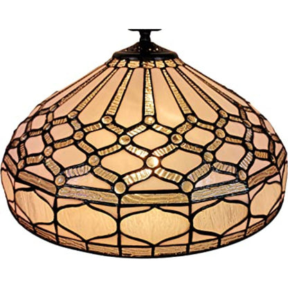 Black And White Unique Statement Two Light Glass Dimmable Chandelier With Black And White Shades