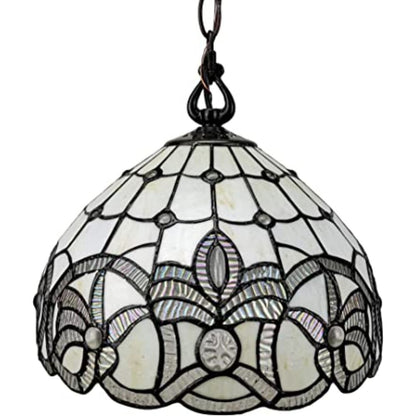 Black And White Unique Statement Glass Dimmable Chandelier With Black And White Shades