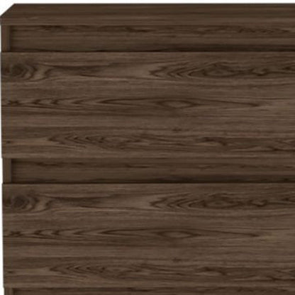 23" White Wood Two Drawer Dresser