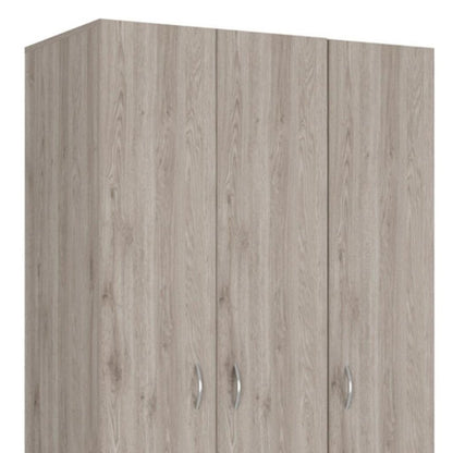 71" Brown Wood Two Door Two Drawer Combo Dresser