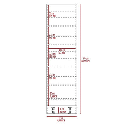 Black Ten Pair Shoe Rack