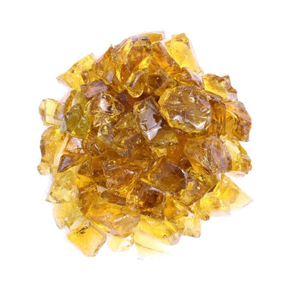 Chestnut Round Reflective Fire Pit Glass