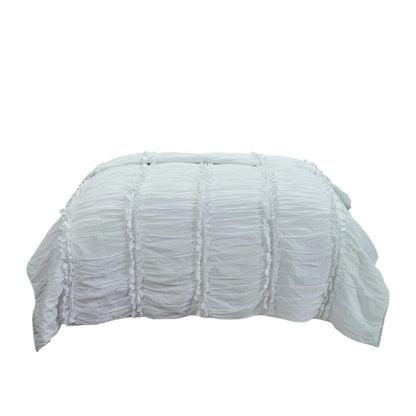 92" X 106" White Cotton Quilt