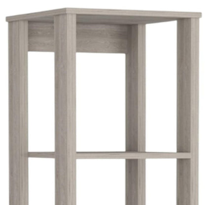 16" Light Gray Wood Freestanding Single Door Bathroom Vanity