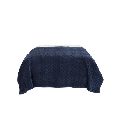 92" X 106" Indigo Cotton Quilt