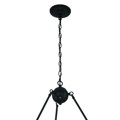 Black And Gold Candle Style Twelve Light Metal Dimmable Chandelier
