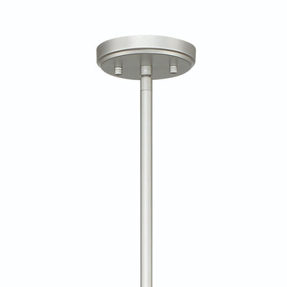 Silver Candle Style Multi Light Metal Dimmable Chandelier