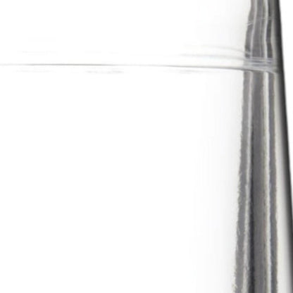Set of Two Clear And White Plastic Angular Shape Stemless White Wine Glass