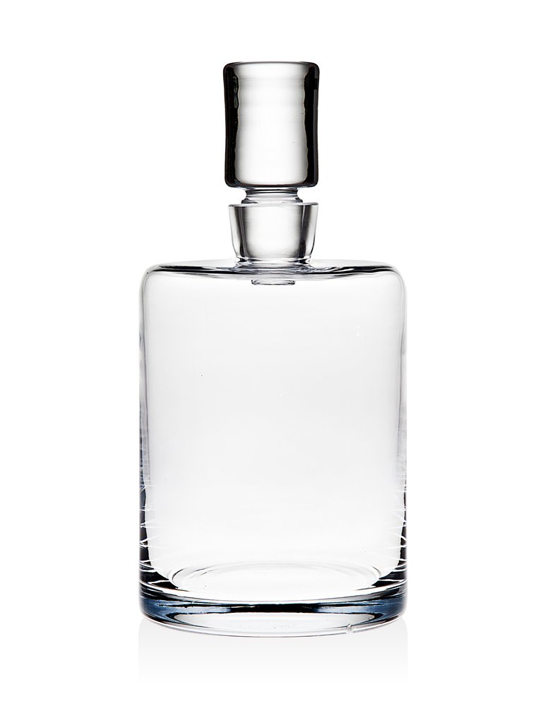 Clear Lead Free Crystal Stemless Decanter
