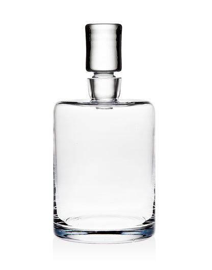 Clear Lead Free Crystal Stemless Decanter