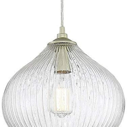 Silver Kitchen Island Metal Dimmable Chandelier With Clear Shades