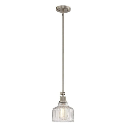 Nickel Kitchen Island Metal Dimmable Chandelier With Clear Shades