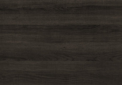 71" Oak Particle Board and Wood Five Tier Corner Bookcase