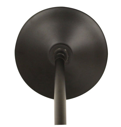 Black Bulb Metal Chandelier