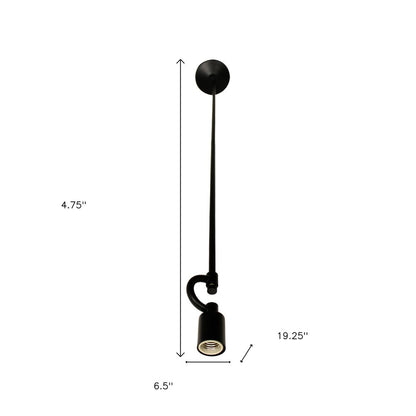 Black Bulb Metal Chandelier