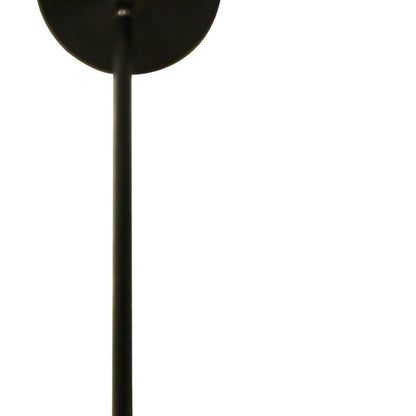 Bronze Bulb Three Light Metal Chandelier