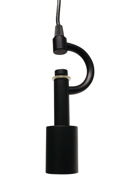 Black Bulb Metal Chandelier