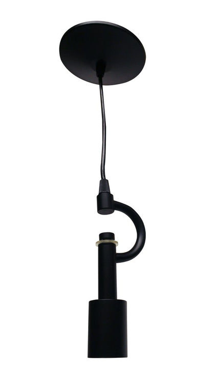Black Bulb Metal Chandelier