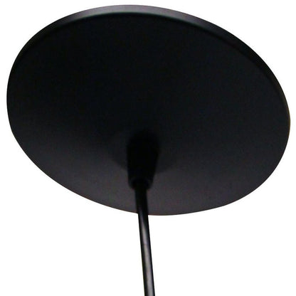 Black Bulb Metal Chandelier