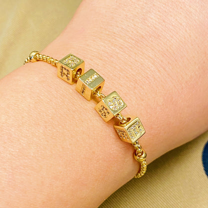 Roll The Dice Charm Bracelet