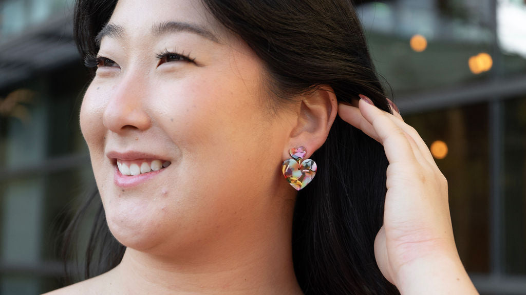 Darling Heart Earrings - Fiesta
