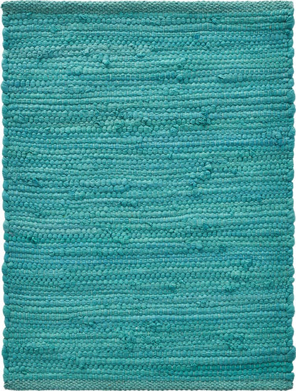 19" Set of Four Teal Blue Cotton Placemats