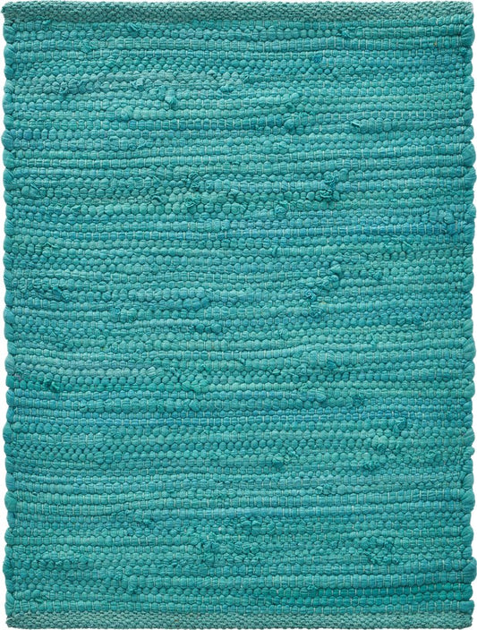 19" Set of Four Teal Blue Cotton Placemats