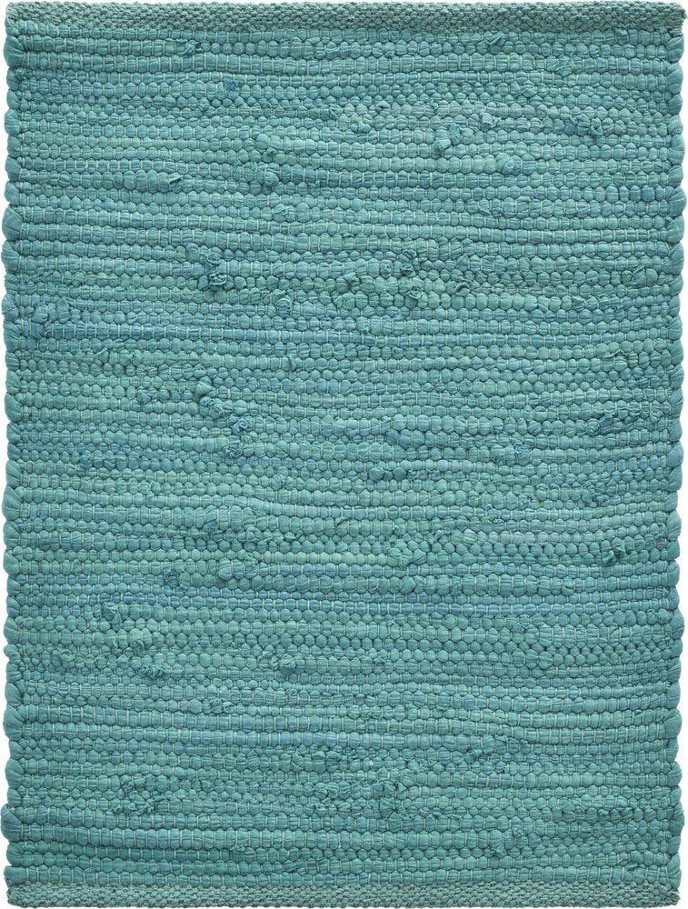 19" Set of Four Teal Blue Cotton Placemats